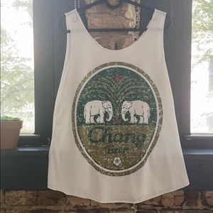CHANG BEER Camisole Tank Top SMALL